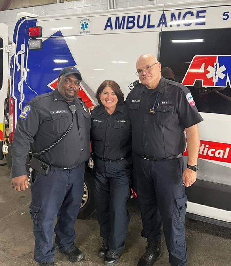 image of an EMR team